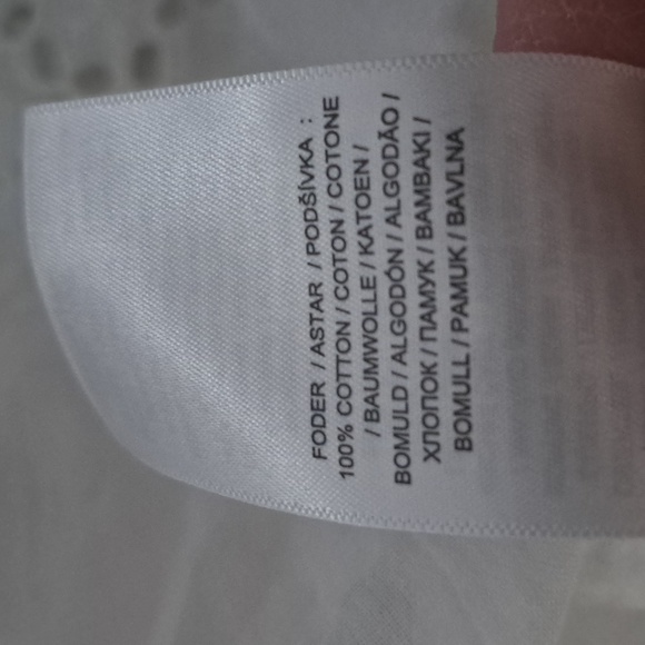 Polo Ralph Lauren White Cotton Eyelet Maxi Dress with ruffled neckline sz8 EUC - Picture 12 of 12